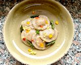 A picture of step 11 of Gnocchi/Ravioli with Asparagus and Goat Robiola.
