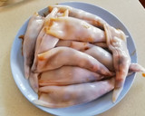 Foto del paso 7 de la receta: Calamares empanados y fritos, rellenos de gambas