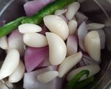 A picture of step 1 of Rajma ghar wala.