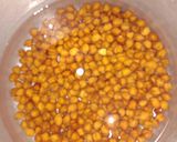 A picture of step 1 of Chick pea masala.