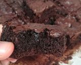 Foto langkah ke 9 dari resep Chewy Fudgy Shiny Brownies Takaran Sdm.