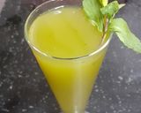A picture of step 1 of મીન્ટી લેમનેડ.