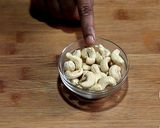 A picture of step 1 of Kaju Katli.