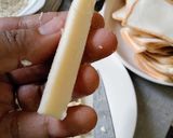 A picture of step 2 of Hotdog and Cheese Roll.