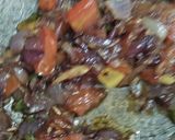 A picture of step 4 of Singhade (water nuts) ki Kachari.