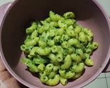 Foto langkah ke 5 dari resep Macaroni Creamy Bayam.