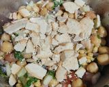 A picture of step 3 of Chole Chaat.