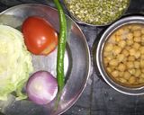 A picture of step 1 of White Chana And Sprout salad.