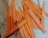 Foto del paso 5 de la receta: Rollitos de carne con verduras acompañado de un puré de elote