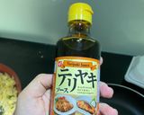 Hình bước làm 3 của món Cơm chiên trứng nấm măng tây sốt teriyaki