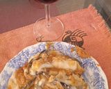 Foto del paso 3 de la receta: Moussaka. Tenía restos de carne del sábado, y papas. Agregue berenjenas y listo