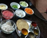 A picture of step 1 of Veg Patiyala.