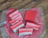 Foto langkah ke 3 dari resep Kue Lapis Merah Putih.
