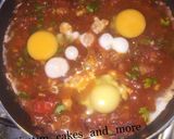 A picture of step 4 of Shakshuka.