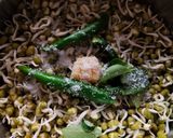 A picture of step 3 of Sprouted Moong Chilla.