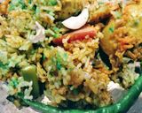 A picture of step 3 of Egg Biryani with Mix Veggies.