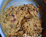 A picture of step 1 of Red Cabbage Fritters.
