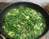Hình bước làm 5 của món Canh cải thịt nạc tái chế từ thịt rang♻