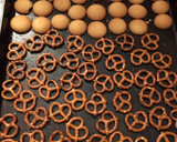 A picture of step 2 of Buddy the elf Chex mix.