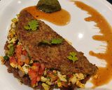 A picture of step 5 of Ragi,oats,moong dal chilla.