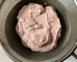 A picture of step 4 of Strawberry Rose Shrikhand.
