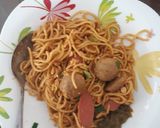 Foto langkah ke 7 dari resep Mie Tek Tek.