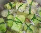 A picture of step 4 of Vegetarian Stuffed Cabbage Soup.
