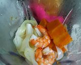 Hình bước làm 1 của món Soup Tôm Bí Đỏ