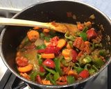Une image de l'étape 16 de Soupe mixée poivrons, carottes et tomates au bouillon de crevettes.