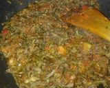 A picture of step 2 of Left over qeema bhary kareelay.