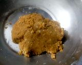 A picture of step 1 of Thekua.