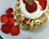 स्ट्रॉबेरी पैनकेक(Strawberry pancake recipe in hindi) रेसिपी चरण 5 फोटो