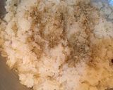 A picture of step 6 of Coconut Ladoo.