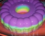 Foto langkah ke 4 dari resep Puding rainbow susu.