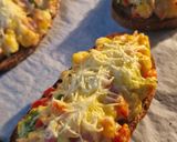 Sonkás, kukoricás, hagymás grillezett melegszendvics (vegán) recept fázis 4 fotója