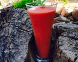 A picture of step 2 of Watermelon and strawberry juice..!!❤️.