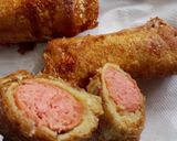 A picture of step 5 of Sausage rolls.