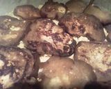 Foto del paso 4 de la receta: Berenjenas asadas con tocineta caramelizada!!! 😋🍆🌰🥕🧀🥓🥓🥓🍅🍅🍅