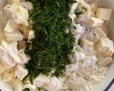 Túrós kapros pogácsa gyorsan recept fázis 1 fotója