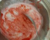 A picture of step 4 of Mango, chocolate, strawberry trifle.