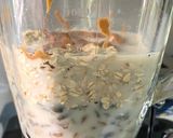 Foto do passo 2 de Batido de banana e aveia (vegan)