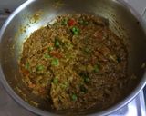 A picture of step 3 of Baigan bharta (in cooker).