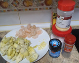 Foto del paso 1 de la receta: Alcachofas con gambas al ajillo