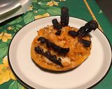 Une image de l'étape 7 de Diable de courge au parmesan,oignon de roscoff et tomates séchées.