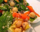 A picture of step 4 of Quinoa, Chickpea, and Egg Salad by Elena.
