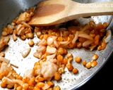 A picture of step 2 of Bread pakora chat.