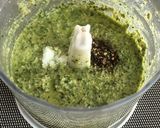 A picture of step 4 of Basil Pesto Pasta.