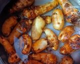 A picture of step 1 of Masala Taro (Arvi Sabji).