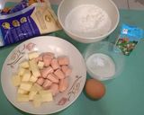 Foto langkah ke 1 dari resep Corndog Sosis dan Mozzarella.