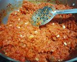 A picture of step 4 of Carrot Halwa (without milk/mawa).